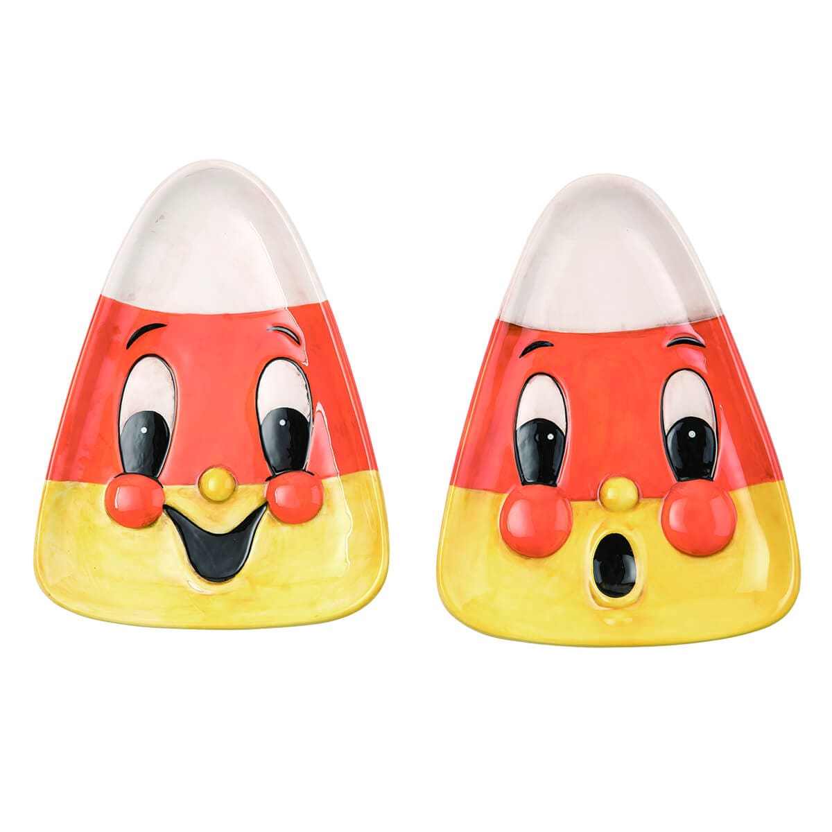Candy Corn Plates Set/2