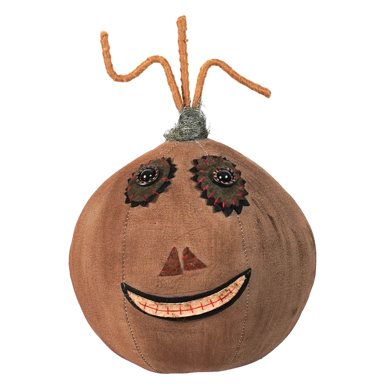 Brown Canvas Rustic Pumpkin
