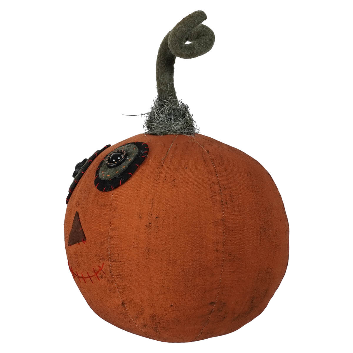 Orange Canvas Rustic Pumpkin