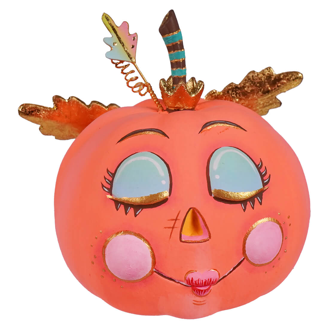Demure Peachy Pink Pixie Pumpkin