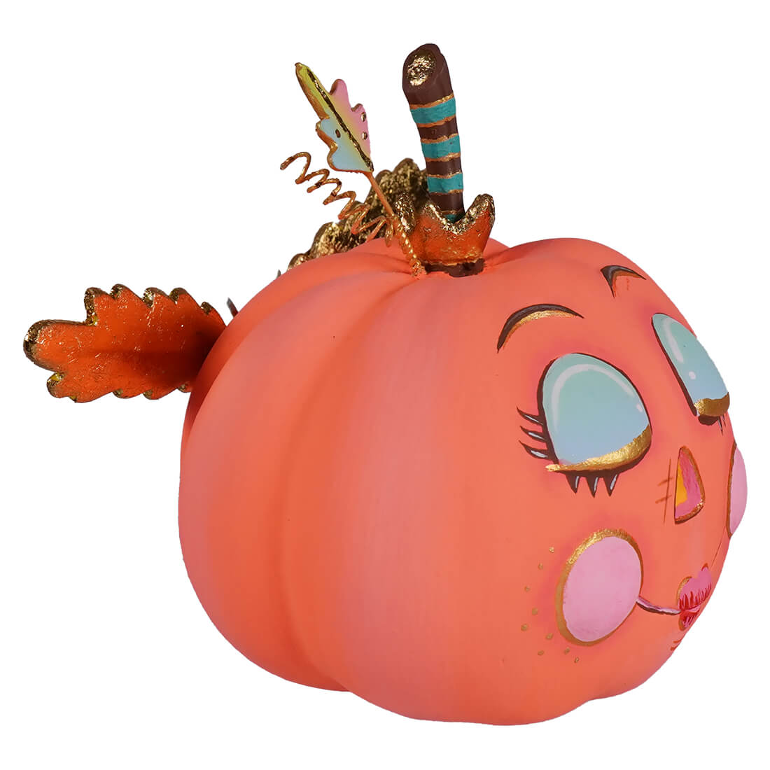 Demure Peachy Pink Pixie Pumpkin
