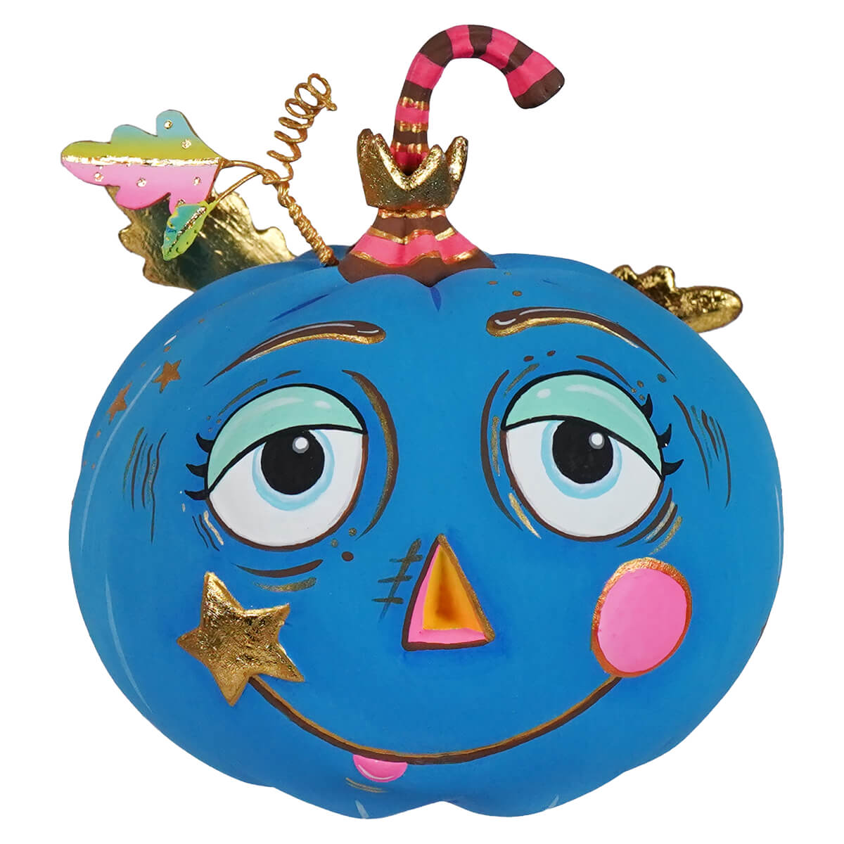 Cheery Blue Pixie Pumpkin