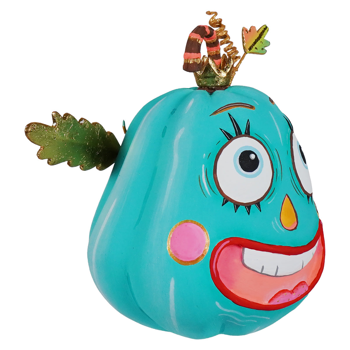 Exuberant Turquoise Pixie Pumpkin