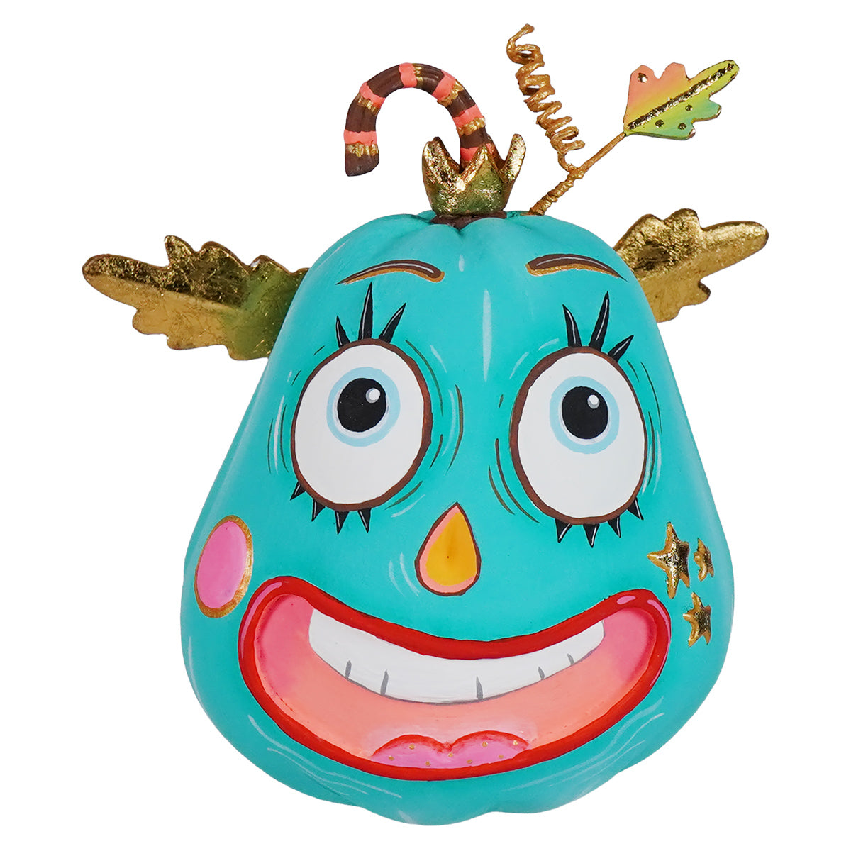 Exuberant Turquoise Pixie Pumpkin