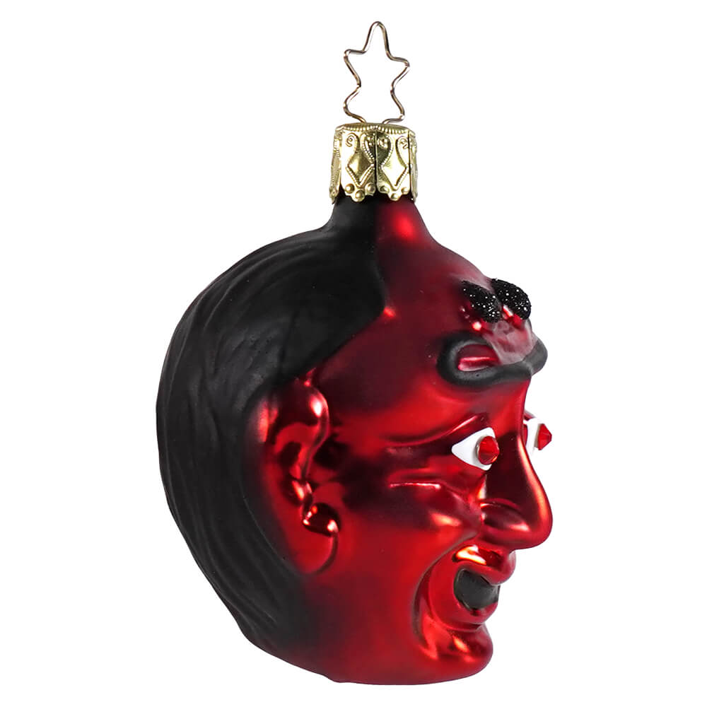 Devil's Head Ornament