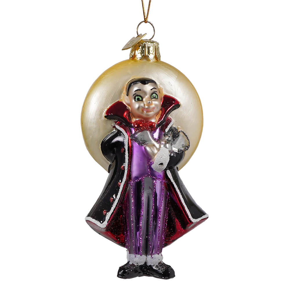 Noble Gems™ Glass Halloween Vampire Ornament