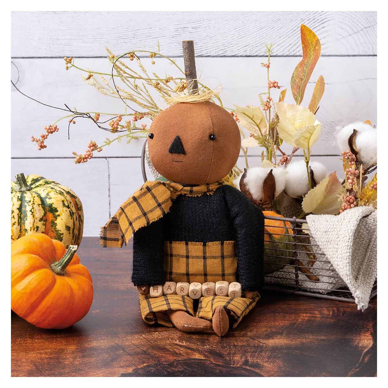 "Harvest" Jack Pumpkin Doll