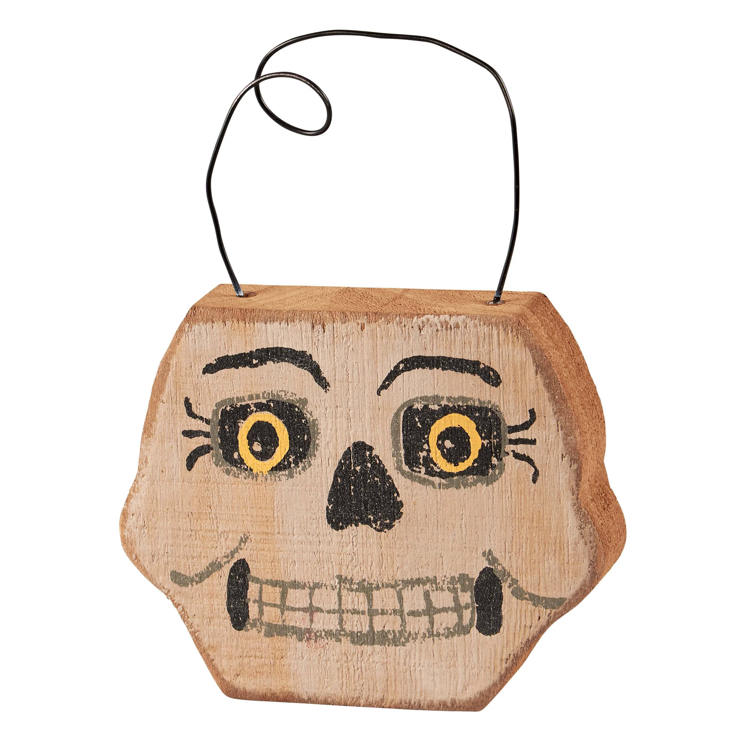 Skeleton Face Chunky Sitter & Hanger