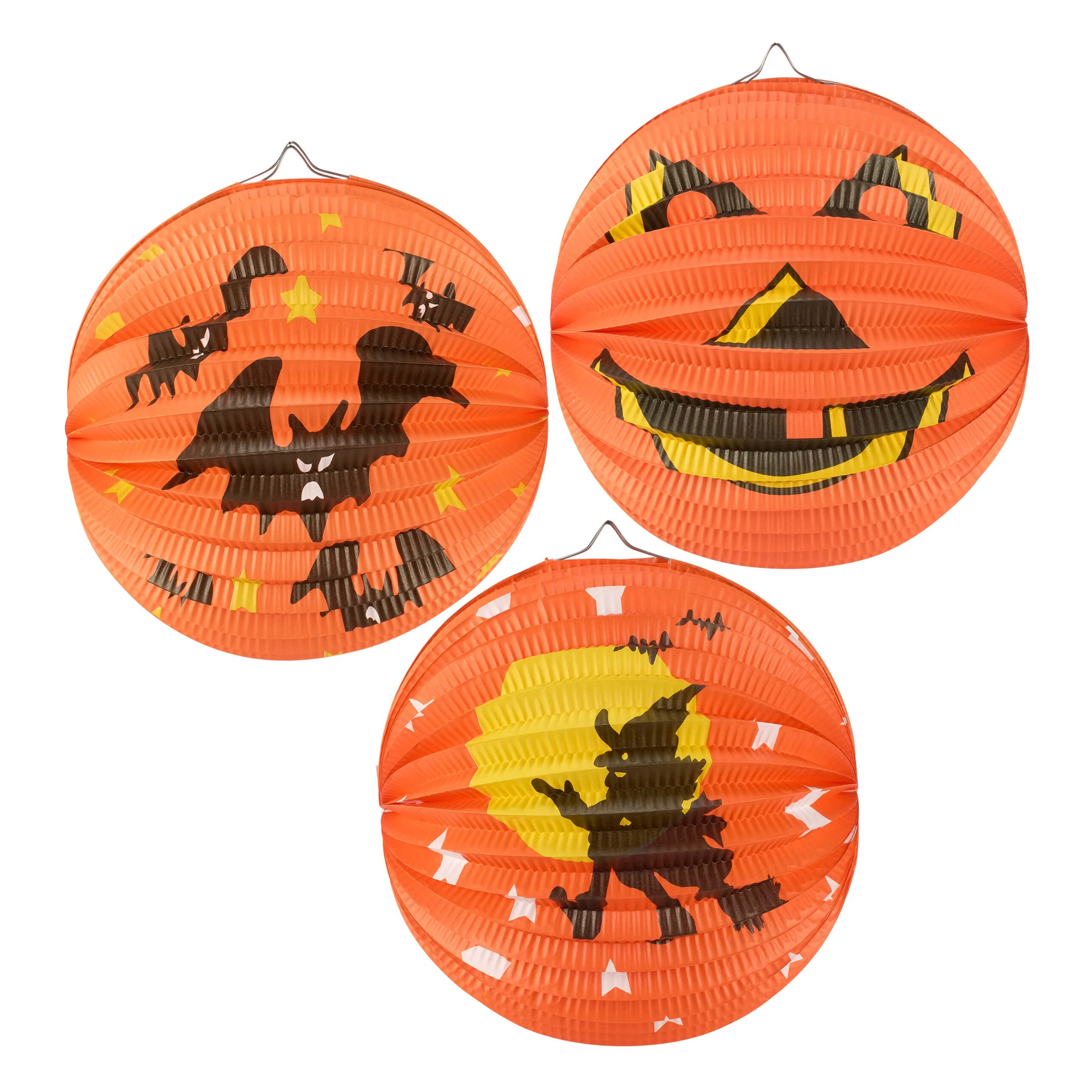 Halloween Design Accordian Paper Hanging Decoration Set/3