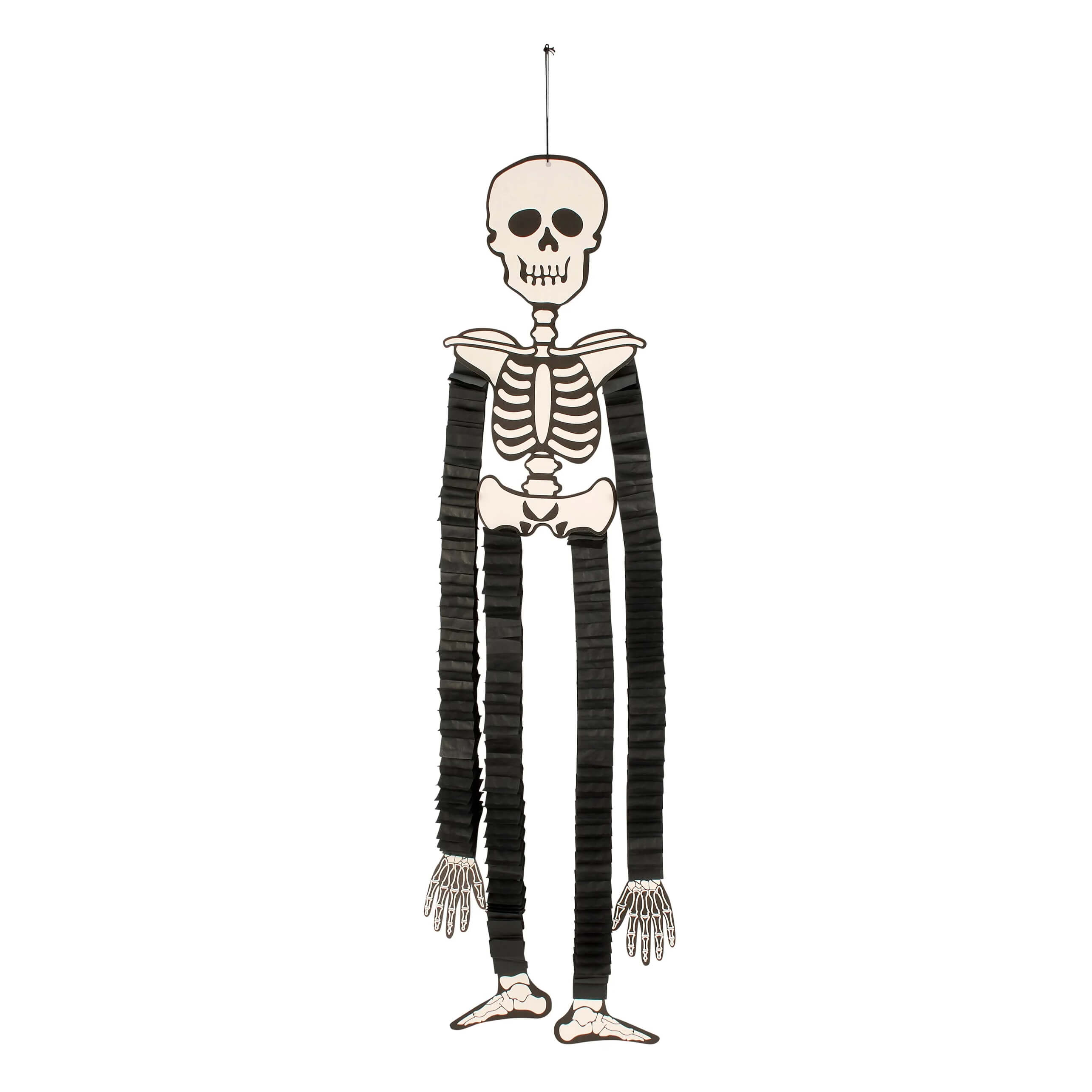 Skeleton Accordian Paper Hanging Decoration Set/2