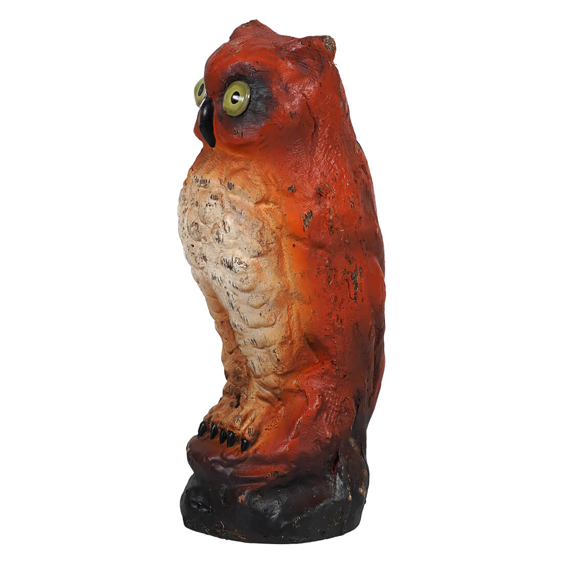 6" Vintage Orange Owl