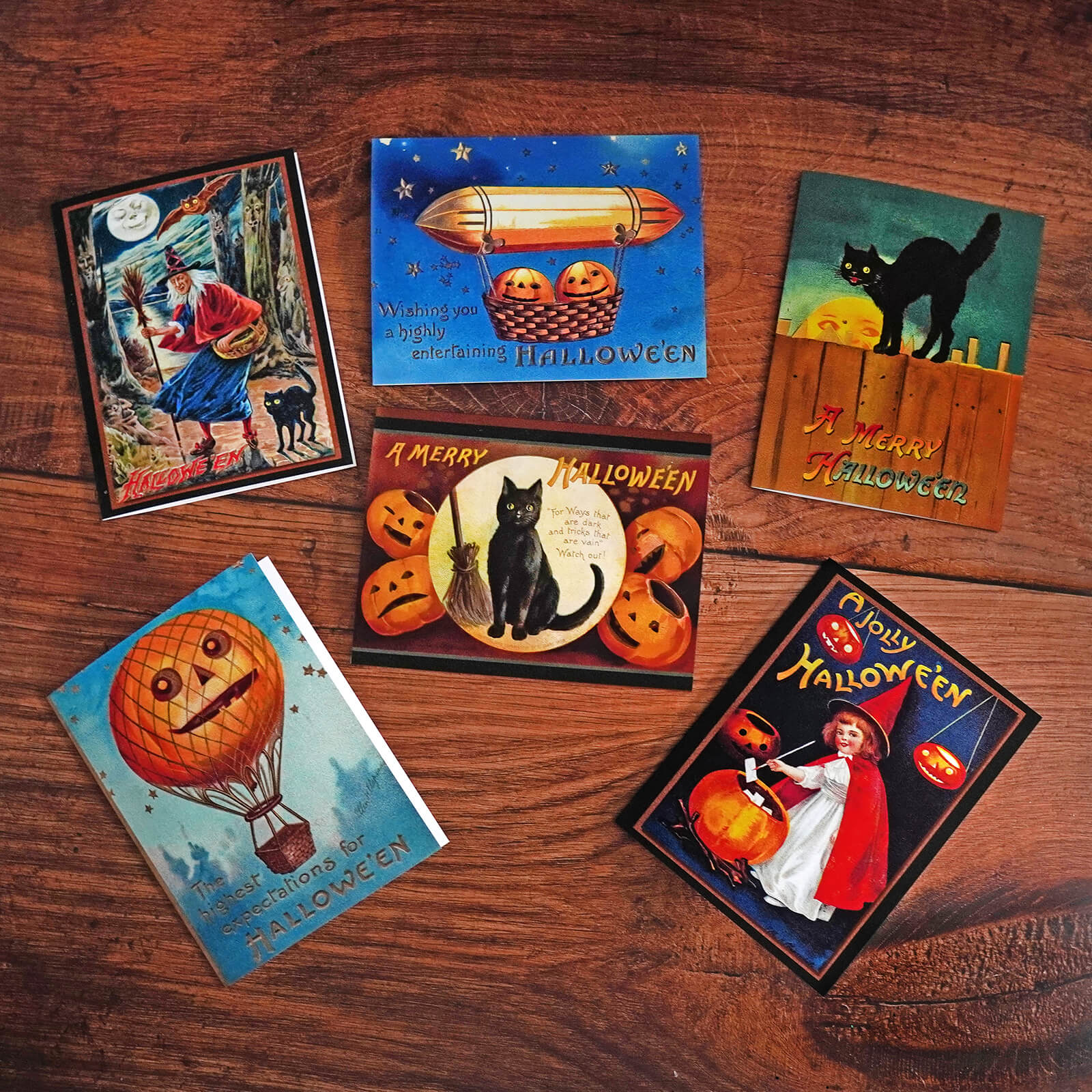 Halloween Greeting Cards set/6
