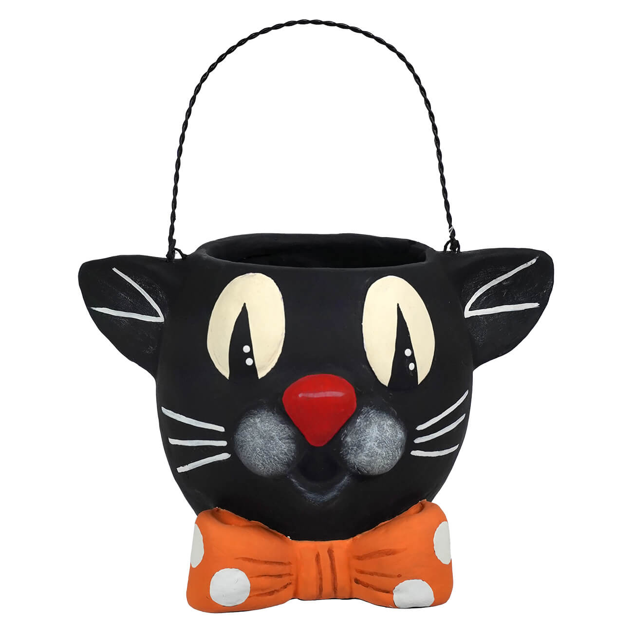 Paper Mache Cat Bucket